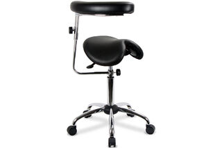 Patent Armrest One-piece Saddle Stool 900SAV-2F