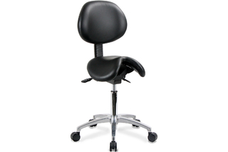 Backrest One-piece Saddle Stool 900SBL-3F-AB